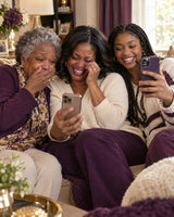 Three generations listening to their Miracle Song together